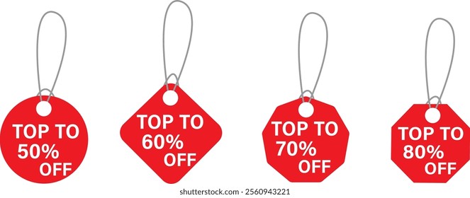 Offer Tag Discount Tag And Special Offer Vector Illustration 