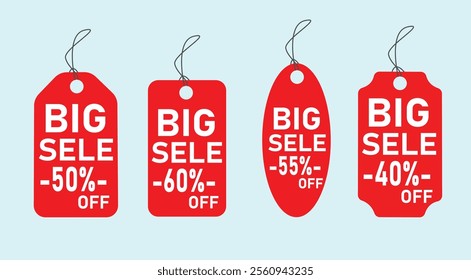 Offer Tag Discount Tag And Special Offer Vector Illustration 
