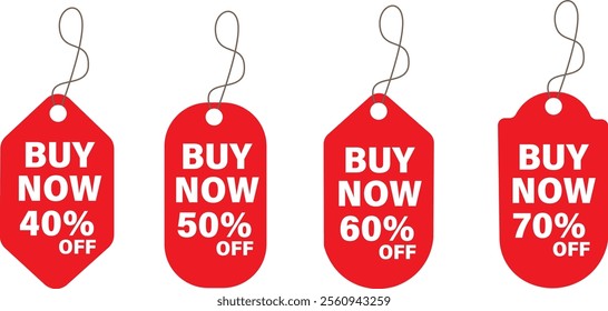 Offer Tag Discount Tag And Special Offer Vector Illustration 