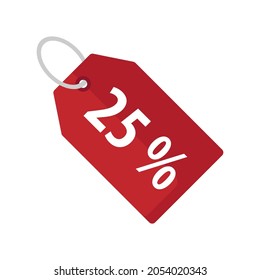 Offer tag icon illustration. Suitable for us as additional elements on posters, templates, website, social media feeds, user interface, etc