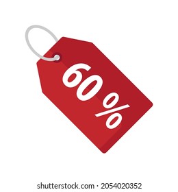 Offer tag icon illustration. Suitable for us as additional elements on posters, templates, website, social media feeds, user interface, etc