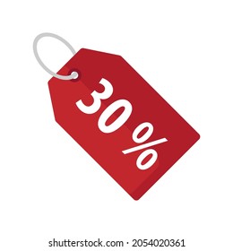 Offer tag icon illustration. Suitable for us as additional elements on posters, templates, website, social media feeds, user interface, etc