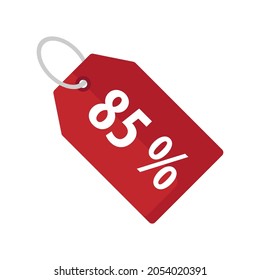 Offer tag icon illustration. Suitable for us as additional elements on posters, templates, website, social media feeds, user interface, etc