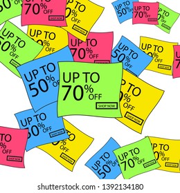 Offer tag set. Vector discount stickers. Collection stickers, price tags. Sale, free, new