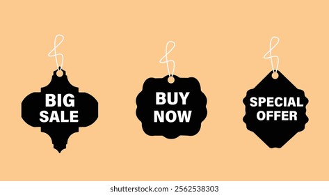 Offer tag Special Offer Big Sale Vector Illustration