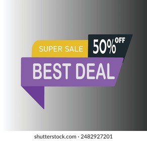 Offer Tag Vector Illustration With Background 