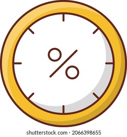 offer Vector illustration on a transparent background. Premium quality symbols.Vector line flat color icon for concept and graphic design.