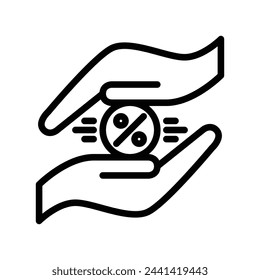 offer vector line icon symbol
