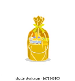Offering for Buddhist on White Background Vector