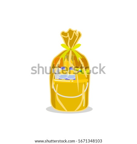 Offering for Buddhist on White Background Vector