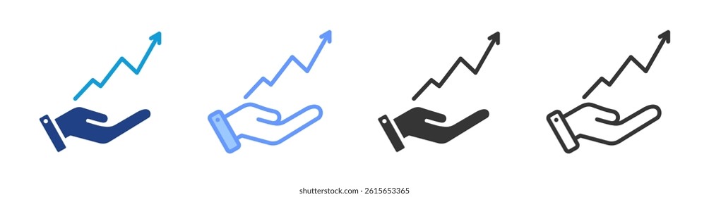 Offering icon set multiple style collection