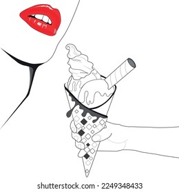 I am offering you a ice-cream to reduce your anger