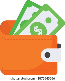 Offers on Men Wallet Concept, Spending Money Vector Color Icon Design, Winter Fall Sales Elements Symbol on white background, Year End Promotion Sign, Shopping Season Discount Template,