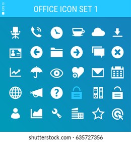Office 1 icon set