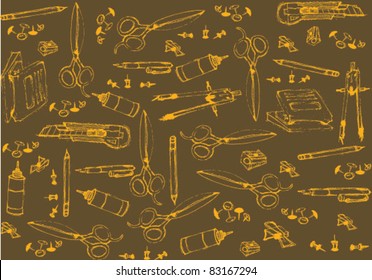 office accessories background