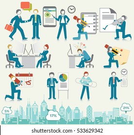 Office Activities Icon Set