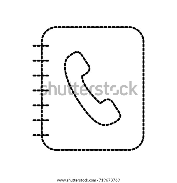 office address book contac name phone stock vector royalty office address book