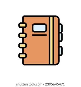Office Agenda Icon Vector Illustration