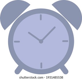Office alarm clock, illustration, vector on white background.
