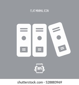 Office archive folders icon