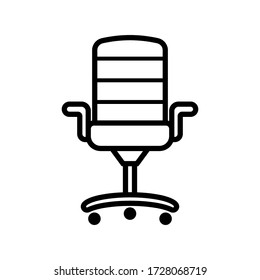 office armchair icon vector design template