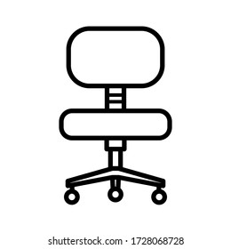 office armchair icon vector design template