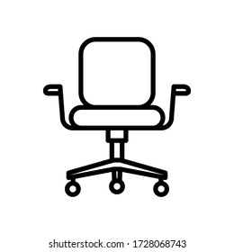 office armchair icon vector design template