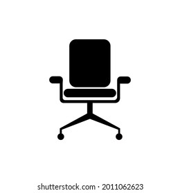 Office Armchair Icon. Vector Illustration