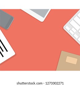 office background illustration
