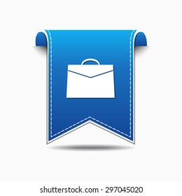 Office Bag Blue Vector Icon Design