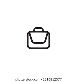 office bag icon office accessories icon business editable stroke eps 10