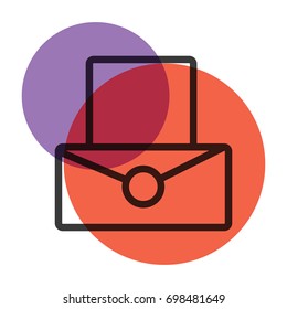 Office Bag icon color mark