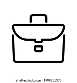 Office Bag icon, Line Vector graphics