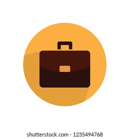 office bag icon vector, business vector illustration in flat style