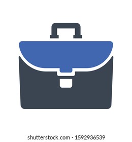 Office bag icon, Vector graphics