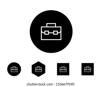 Office Bag Icon vector Illustration 