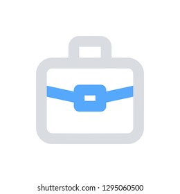 Office Bag Icon Vector Illustration in Line Style for Any Purpose