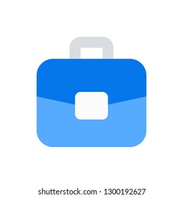 Office Bag Icon Vector Illustration in Flat Style for Any Purpose