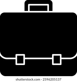 Office Bag icon vector illustration glyph