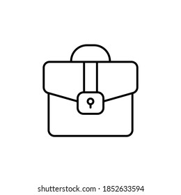 Office Bag icon in vector. Logotype