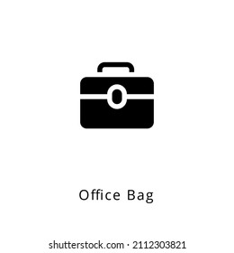 office bag icon in vector. Logotype