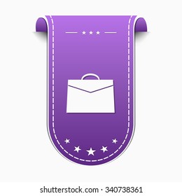 Office Bag Violet Vector Icon Design