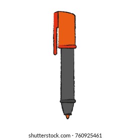 Office ballpoint isolated