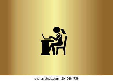 Office Basic and elegant minimal artistic design initial based Icon logo-vector