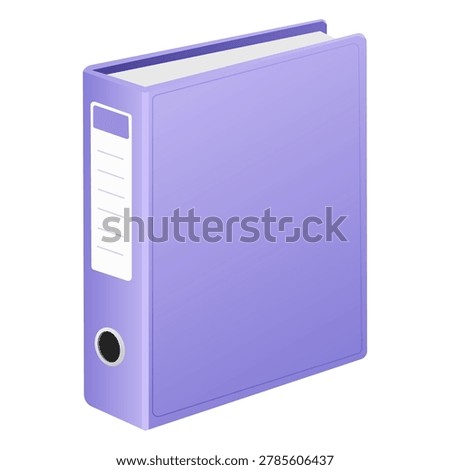 Office binder folder. vector illustration