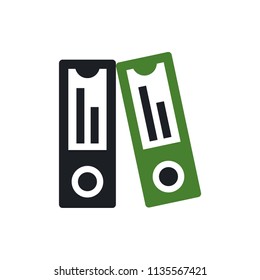 office binder vector icon