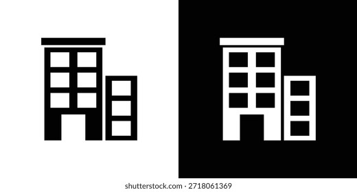 Ícone de bloco do Office. Pictograma simples de alta qualidade. Estilo sólido moderno