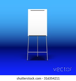 Office board standing.Vector illustration.