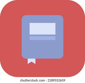 Office book, illustration, vector on a white background.