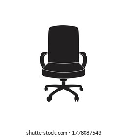 vector de icono del asiento del jefe de oficina